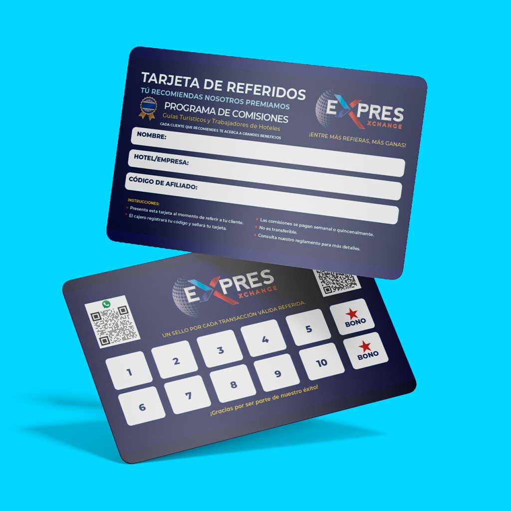 tarjeta de beneficios